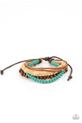 STACK To Basics - Blue Paparazzi Bracelet