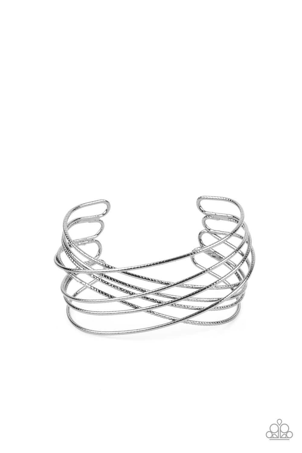 Strike Out Shimmer - Black Paparazzi Bracelet (PZ-4823)
