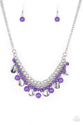 Summer Showdown - Purple Paparazzi Necklace (PZ-1103)