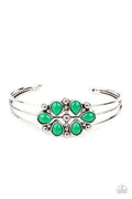 Taj Mahal Meadow - Green Paparazzi Bracelet (PZ-409)