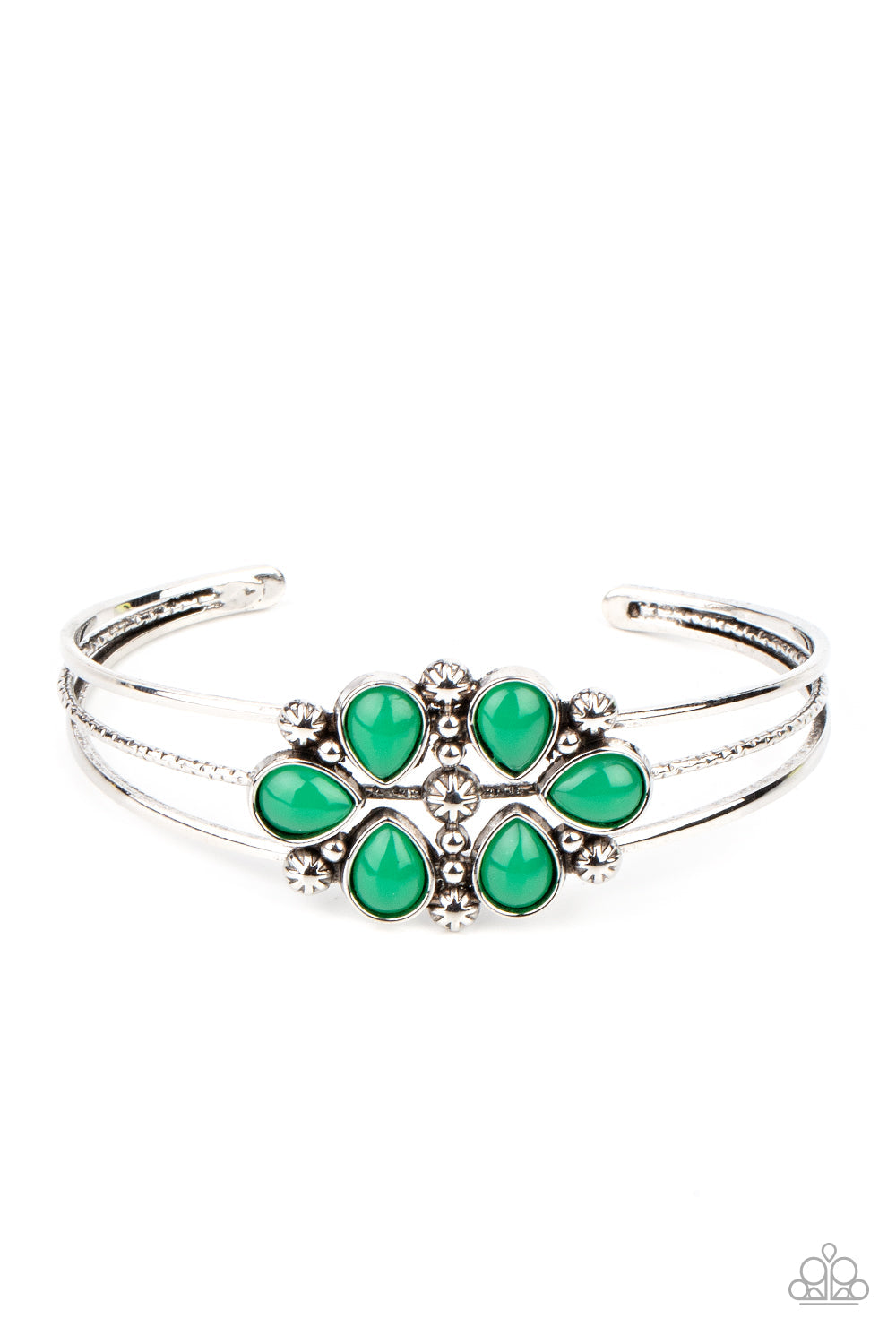 Taj Mahal Meadow - Green Paparazzi Bracelet (PZ-409)