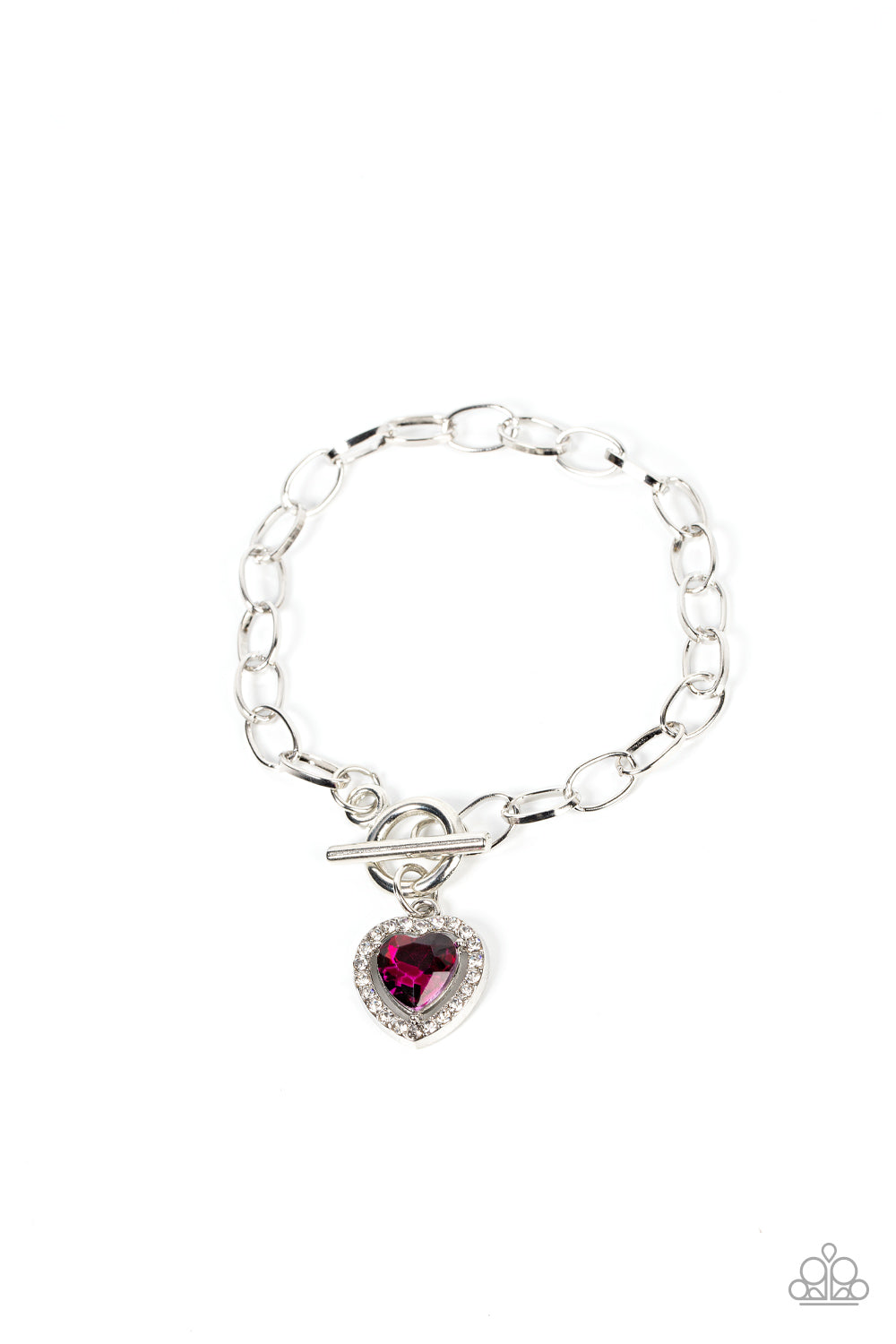 Till DAZZLE Do Us Part - Pink Paparazzi Bracelet (#2924)