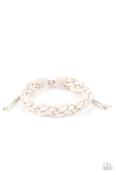 Time To Hit The RODEO - White Paparazzi Urban Bracelet