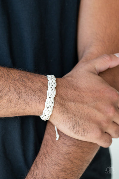 Time To Hit The RODEO - White Paparazzi Urban Bracelet
