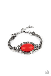 Top-Notch Drama - Red Paparazzi Bracelet