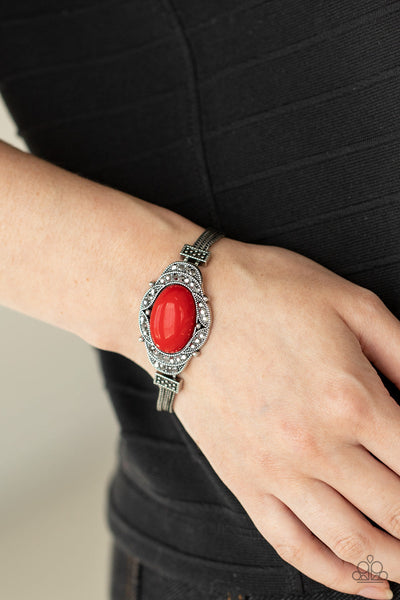 Top-Notch Drama - Red Paparazzi Bracelet