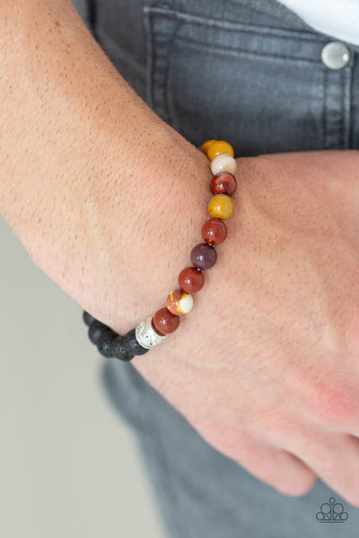 Tuned In - Yellow-Paparazzi Bracelet