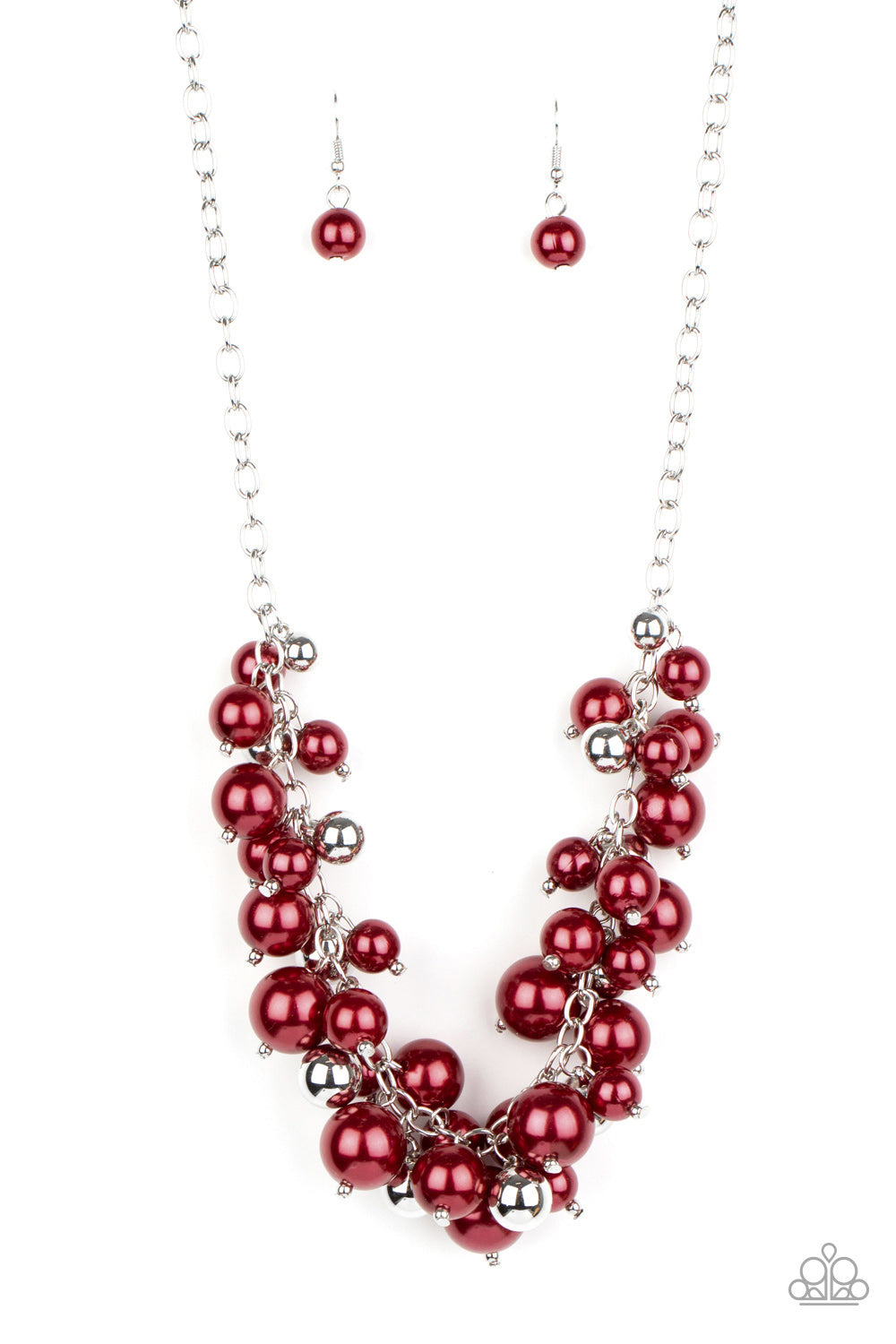 Uptown Upgrade - Red Paparazzi Necklace (#1634)
