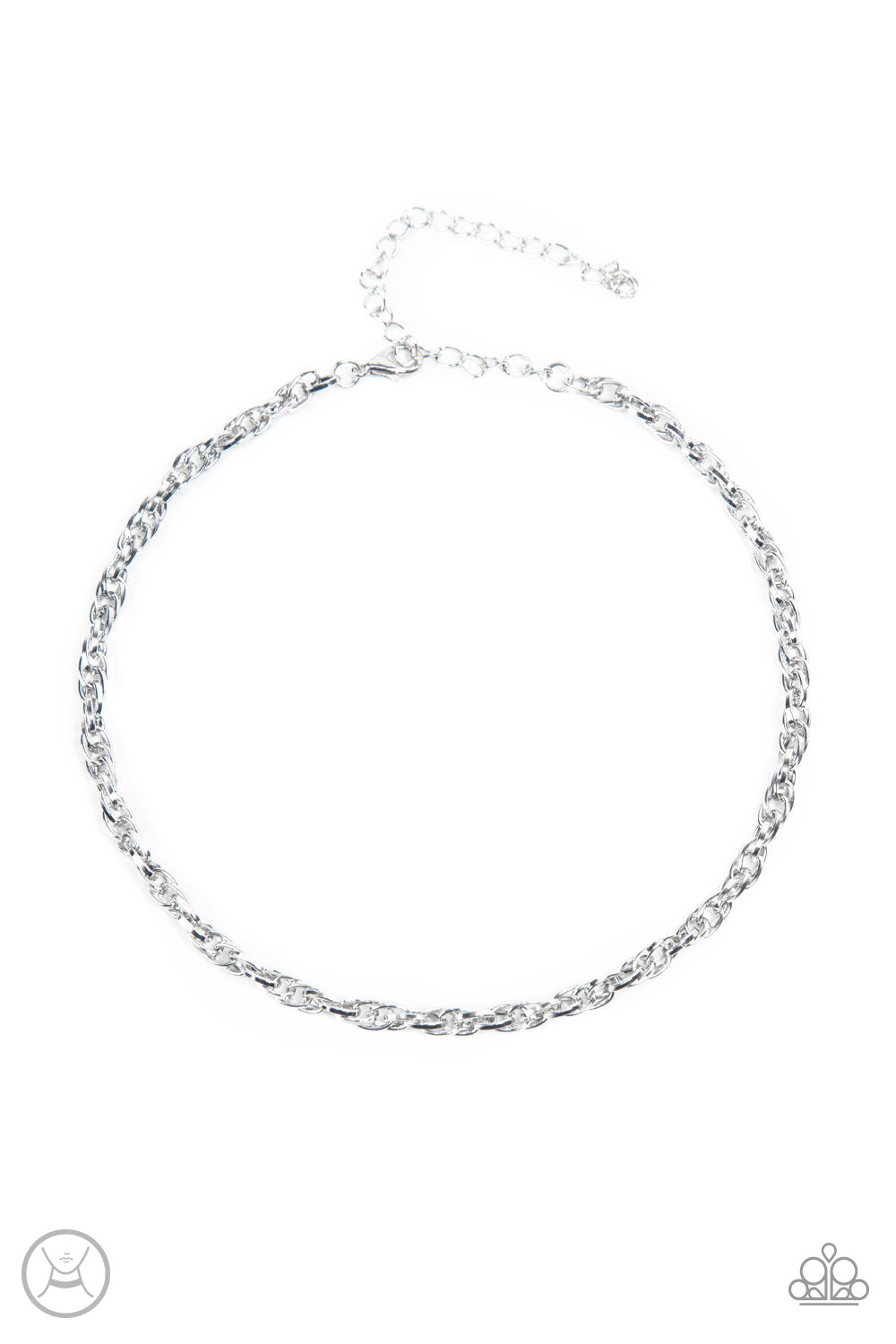 Urban Underdog - Silver Paparazzi Necklace (#4365)