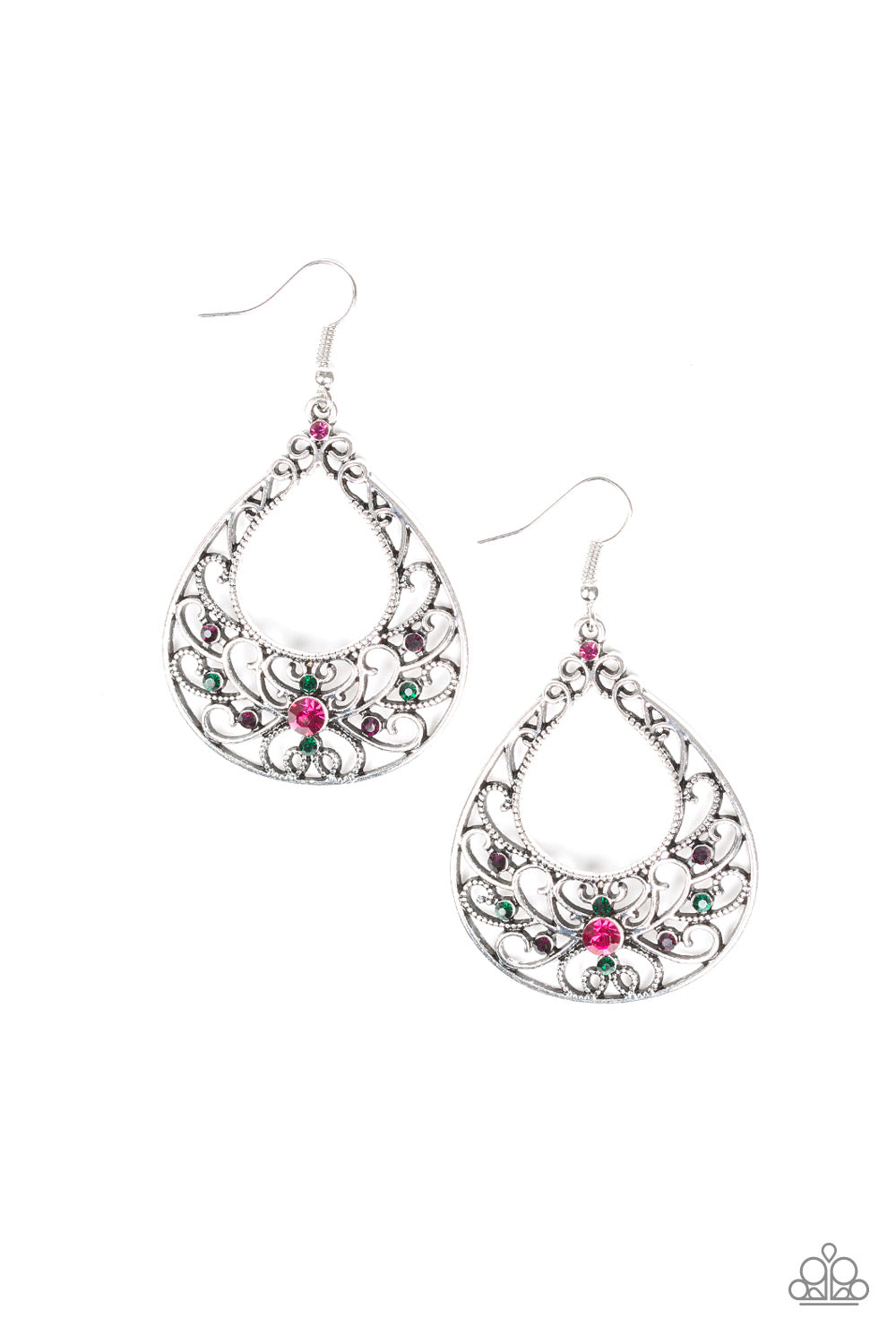 Paparazzi Earrings - Vine Shine - Multi (#1882)