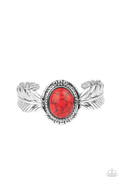 Western Wings - Red Paparazzi Bracelet