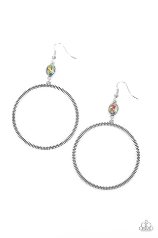 Work That Circuit - Multi Paparazzi Earrings