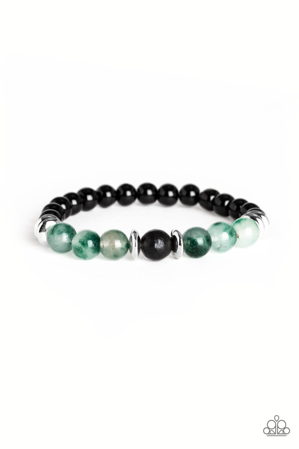 World Peace - Green-Paparazzi Bracelet (#1280)