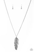 Sky Quest - White Paparazzi Necklace (#3111)