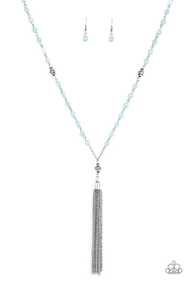 Tassel Takeover - Blue Paparazzi Necklace