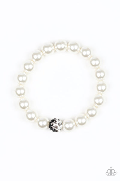 Voila! - White Paparazzi Bracelet
