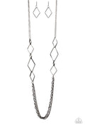 Fashion Fave - Black Paparazzi Necklace (#2007)