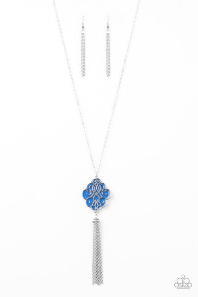 Malibu Mandala - Blue Paparazzi Necklace