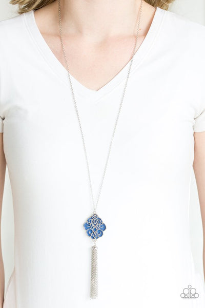 Malibu Mandala - Blue Paparazzi Necklace