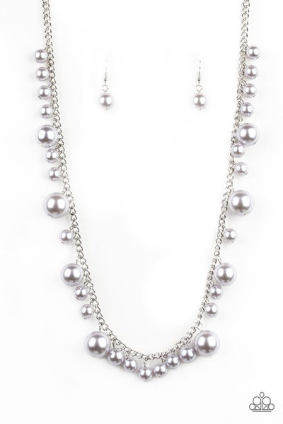 Theres Always Room At The Top - Silver Paparazzi Necklace (PZ-4654)