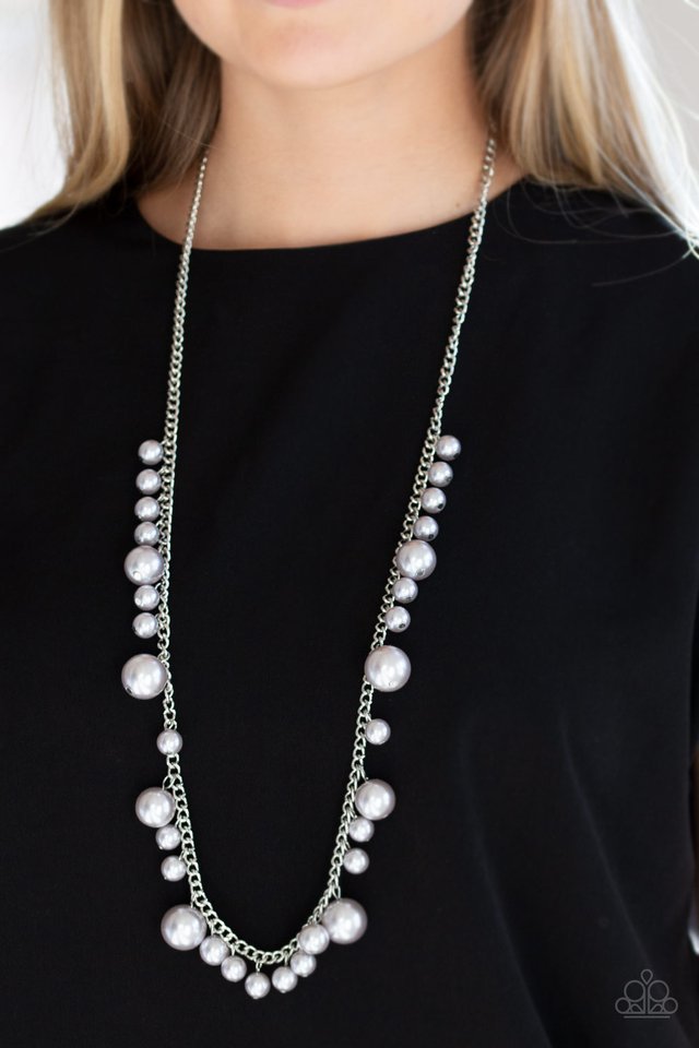 Theres Always Room At The Top - Silver Paparazzi Necklace (PZ-4654)