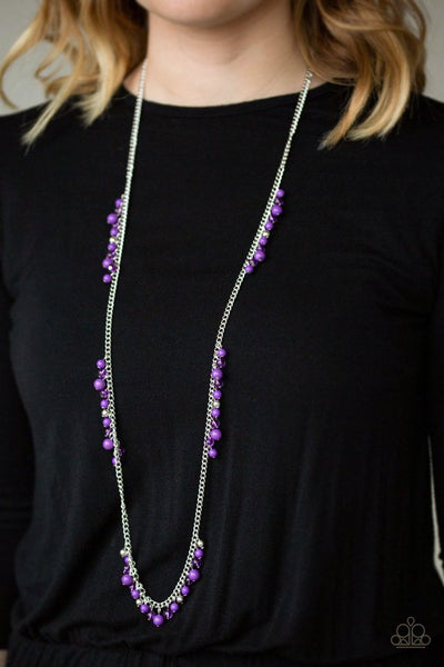 Miami Mojito - Purple Paparazzi Necklace (PZ-4149)