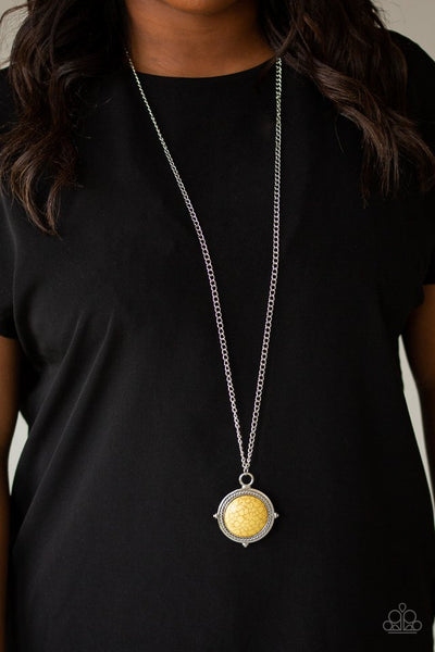 Desert Equinox - Yellow Long Necklace