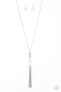 Wild Horse Wonder - White Paparazzi Necklace (PZ-5320)