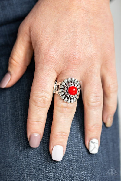 Poppy Pep - Red Paparazzi Ring