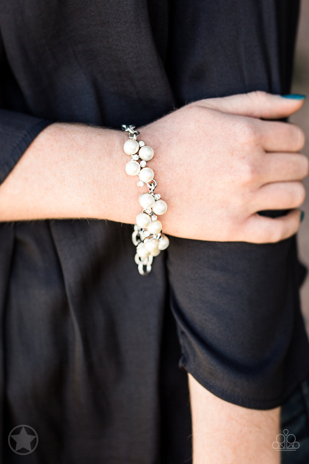 Paparazzi Blockbuster Bracelet - I Do - White
