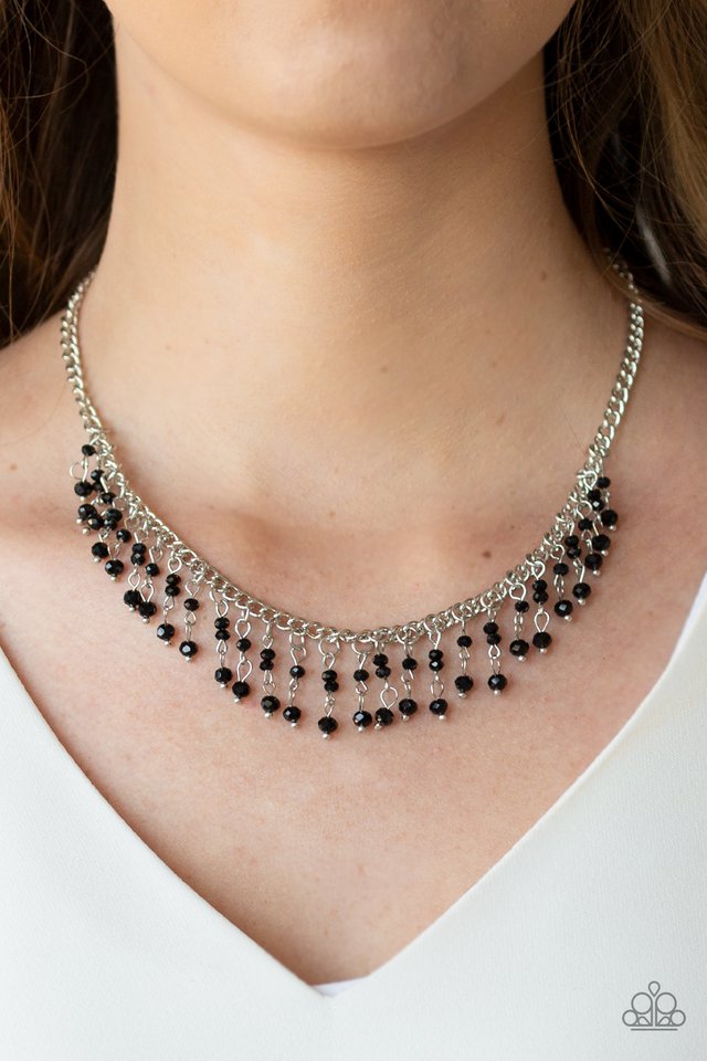 Sporadic Sparkle - Black Paparazzi Necklace