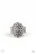 Paparazzi Oct 2019 Fashion Fix Ring - Modern Mandala - Silver (R193)