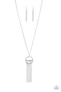 Terra Tassel - Silver Paparazzi Necklace