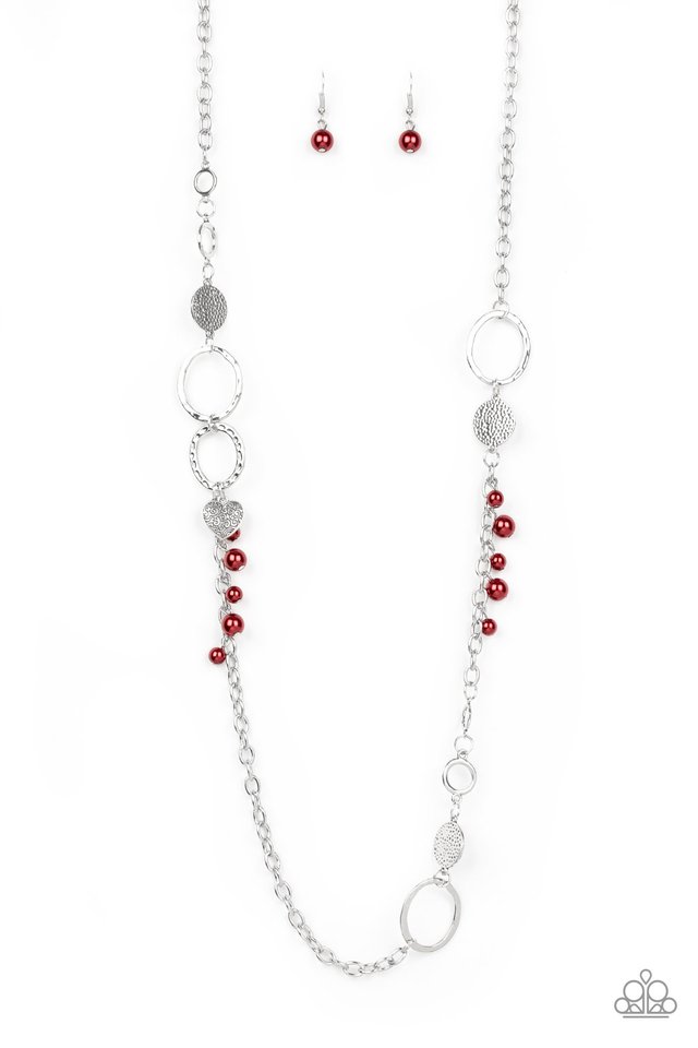 Unapologetic Flirt - Red Paparazzi Necklace