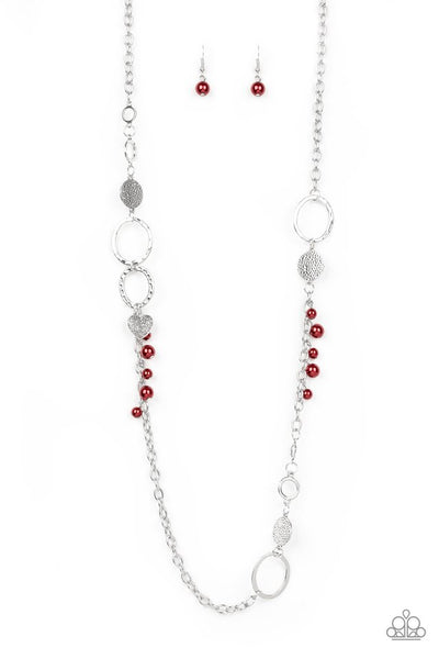 Unapologetic Flirt - Red Paparazzi Necklace