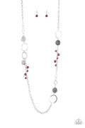 Paparazzi Necklace - Unapologetic Flirt - Purple (PZ-1335)