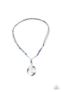 Paparazzi Short Urban Necklace - Tidal Talisman - Blue (PZ-716)