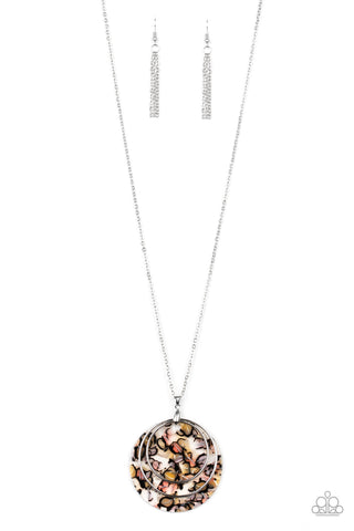 Paparazzi Long Necklace - Metro Mosaic - Multi (PZ-1211)