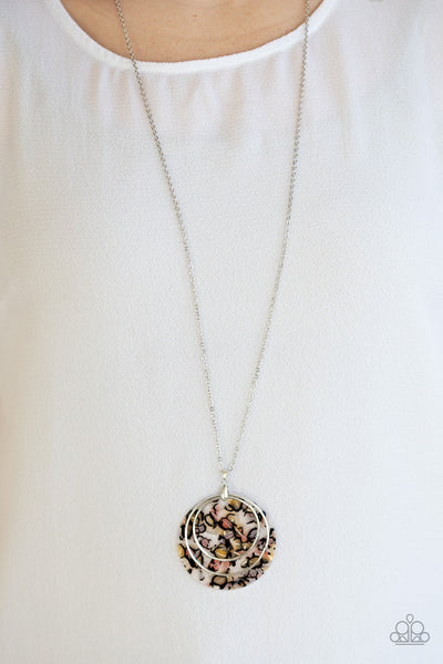 Paparazzi Long Necklace - Metro Mosaic - Multi (#1211)