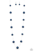 Paparazzi Necklace - 5th Avenue Frenzy - Blue (#547)