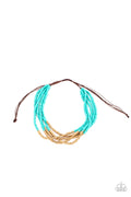 BEAD Bold - Blue Paparazzi Bracelet