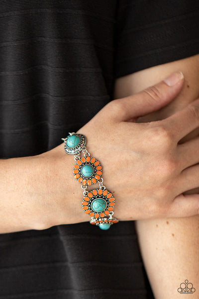 Bodaciously Badlands - Orange Paparazzi Bracelet
