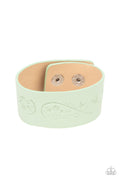 Butterfly Canopy - Green Paparazzi Wrap Bracelet (W131)
