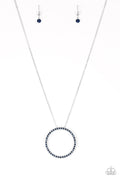 Center Of Attention - Blue Paparazzi Necklace