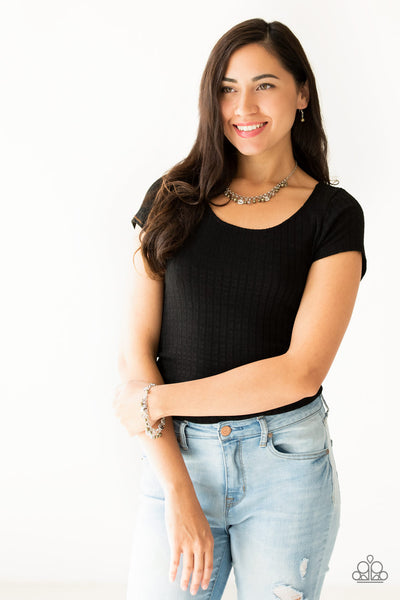 Coastal Cache - Green Paparazzi Necklace (#1632)