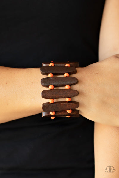 Coronado Cabana - Orange Paparazzi Bracelet
