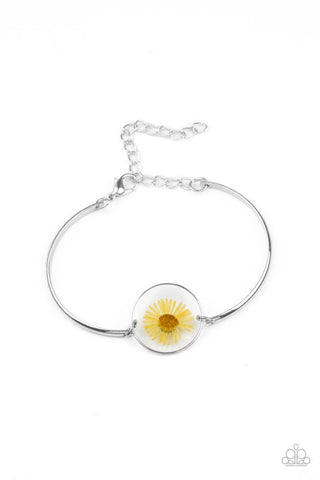 Cottage Season - Yellow Paparazzi Bracelet(#4834)