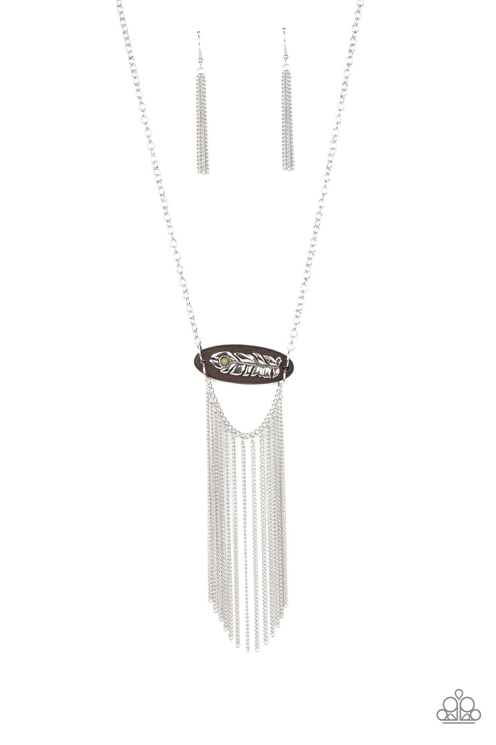 Desert Spirit - Green Paparazzi Necklace (PZ-1108)