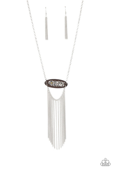 Desert Spirit - Green Paparazzi Necklace (PZ-1108)