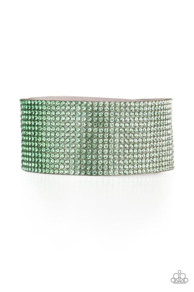 Papparazzi Wrap Bracelet - Fade Out - Green